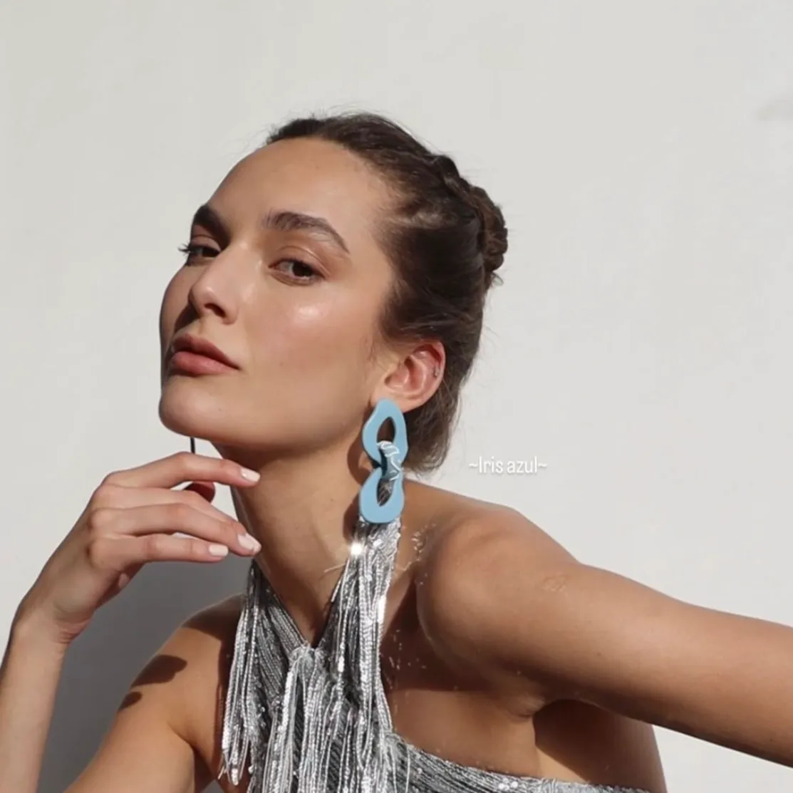 Iris earrings