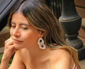 Iris earrings