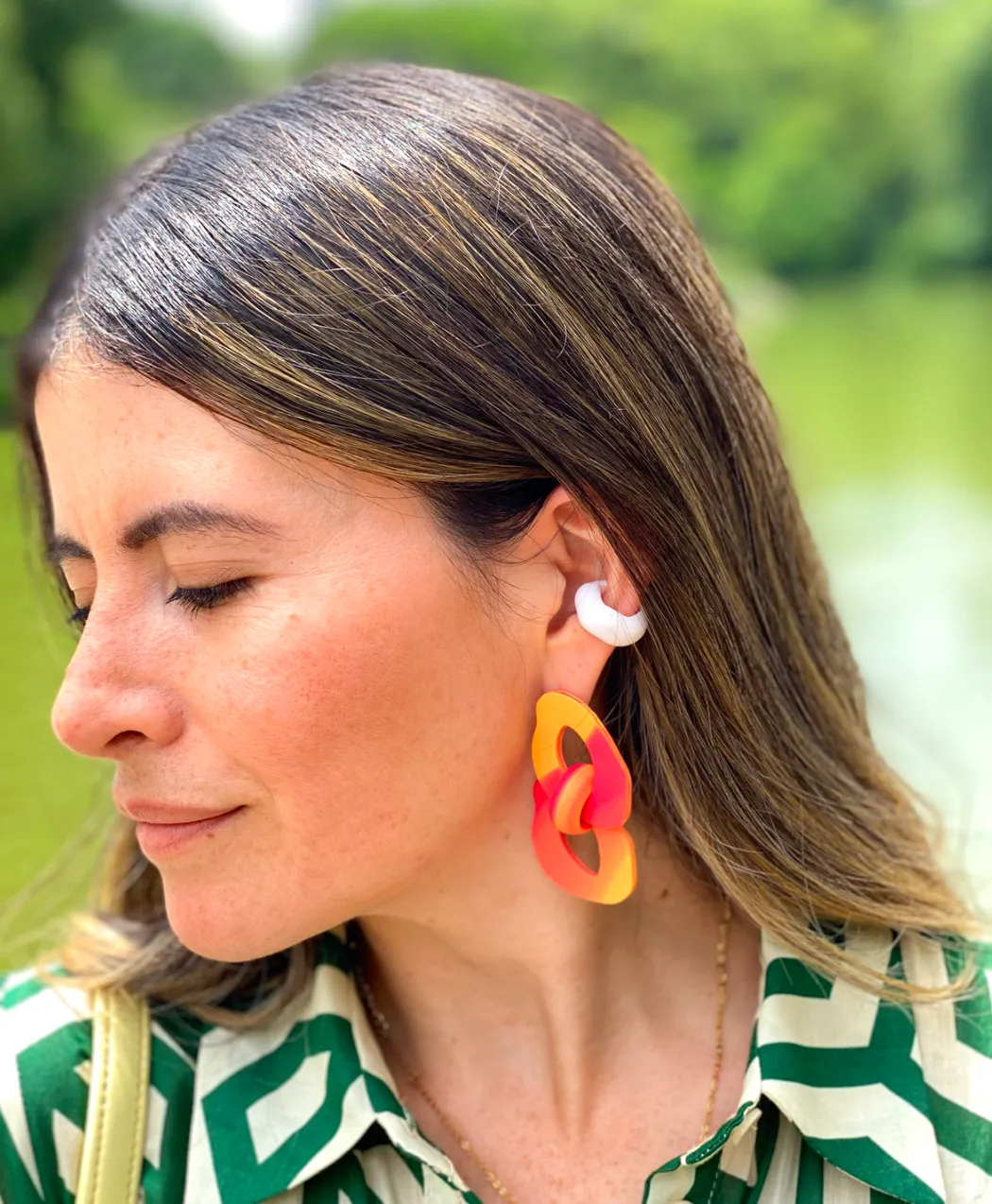 Iris earrings