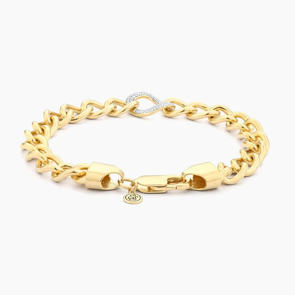 It Starts Within Chain Bracelet