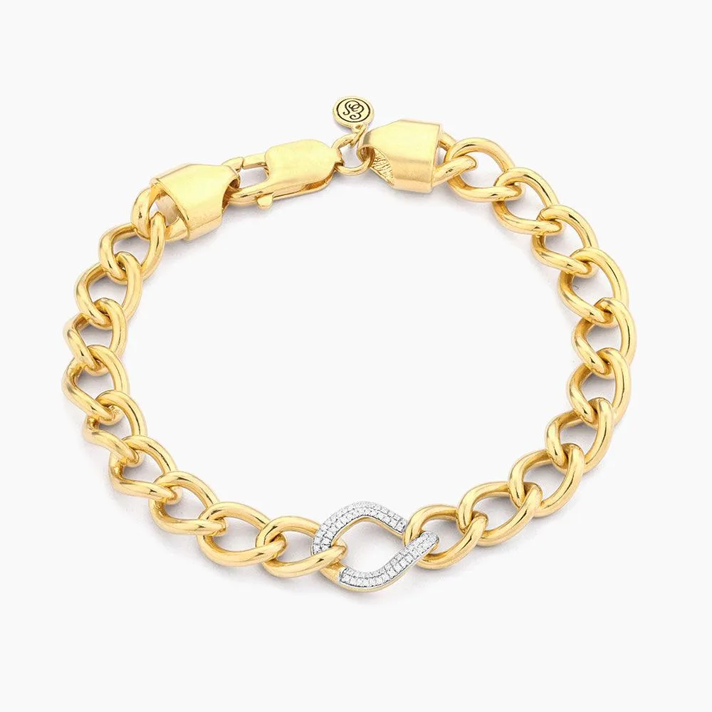 It Starts Within Chain Bracelet