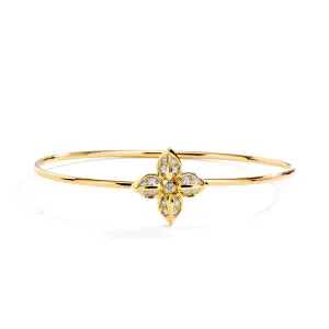 Jardin Diamond Flower Bracelet