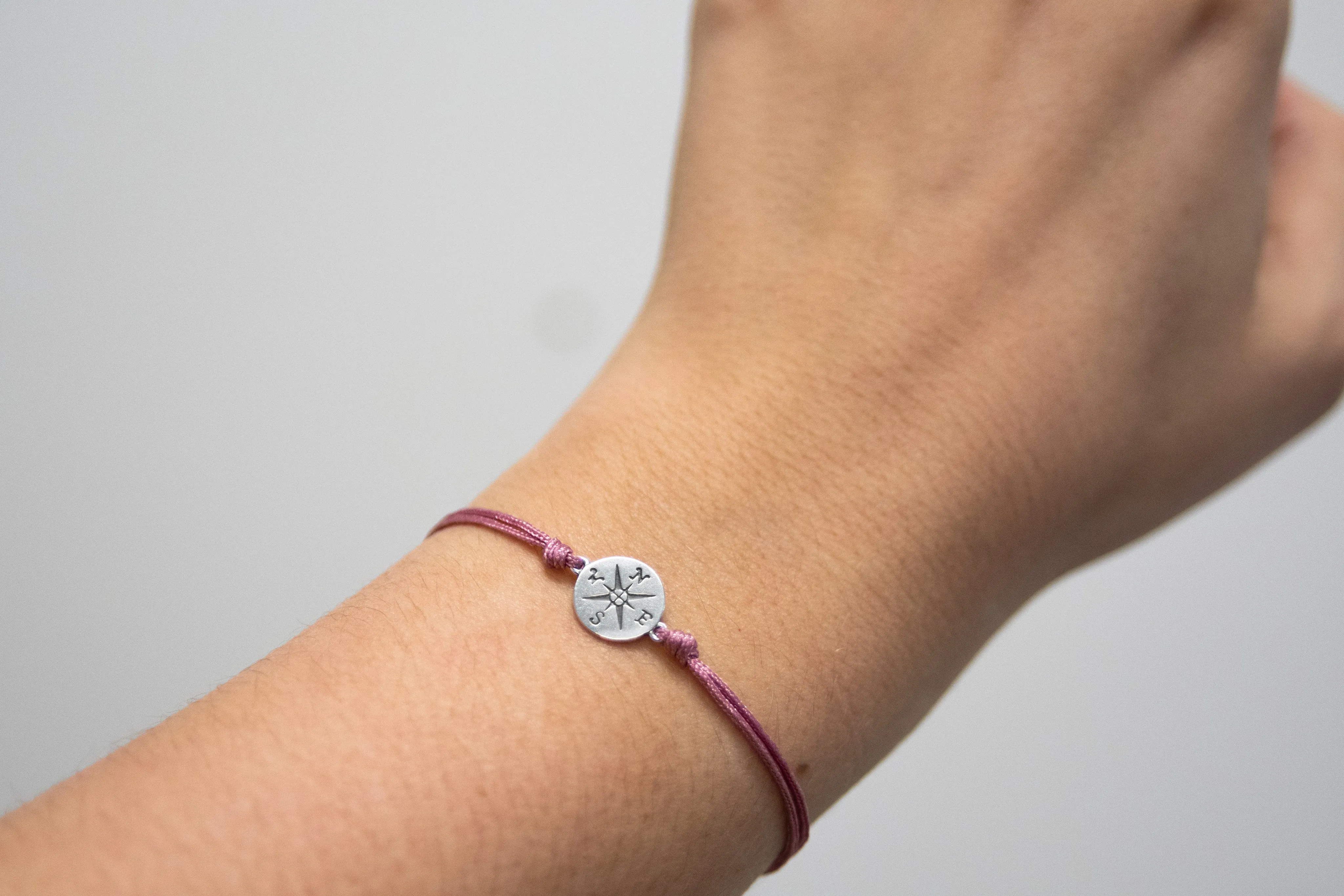 journey compass cord bracelet set • wherever you are