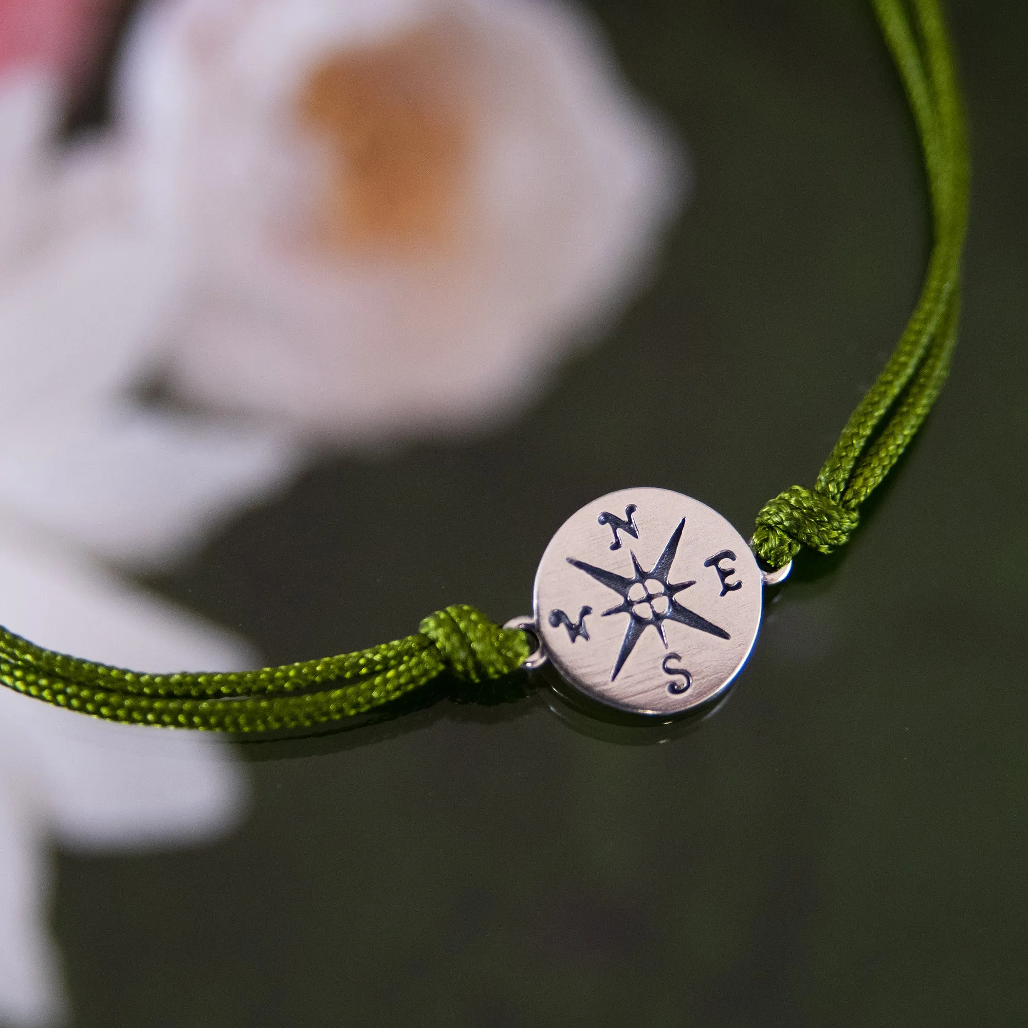journey compass cord bracelet set • wherever you are