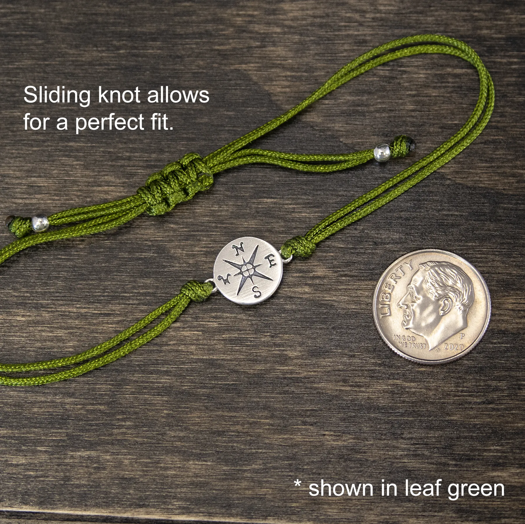journey compass cord bracelet set • wherever you are