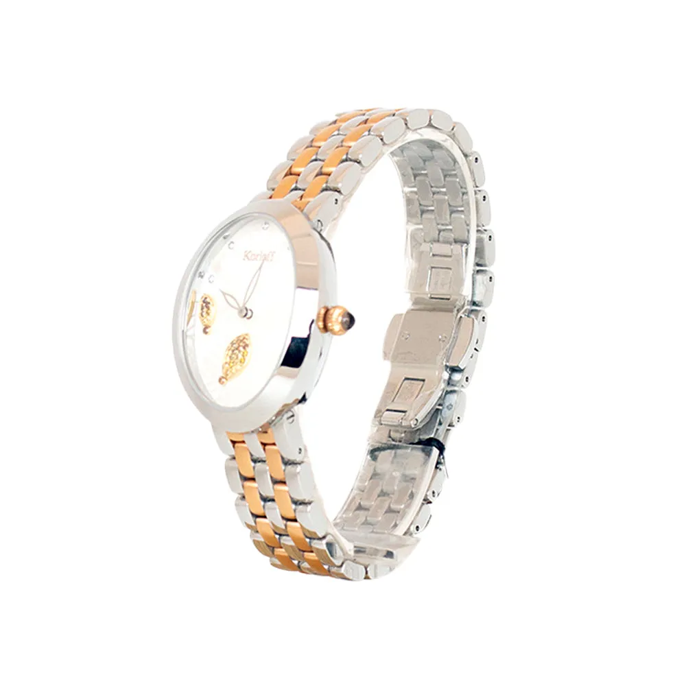 Korloff Watch With Mother Of Pearl Dial & Diamonds