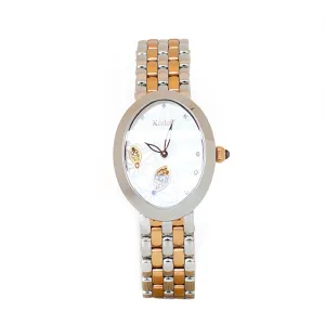 Korloff Watch With Mother Of Pearl Dial & Diamonds