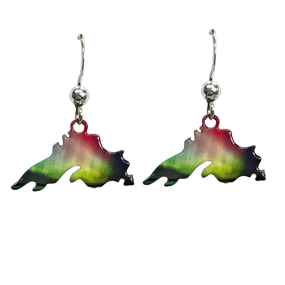 Lake Superior Rainbow Earrings #1757