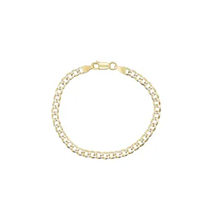 Large Two Tone Cuban Bracelet