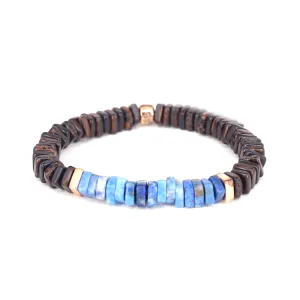 Legno - Silver Rose Gold & Lapis