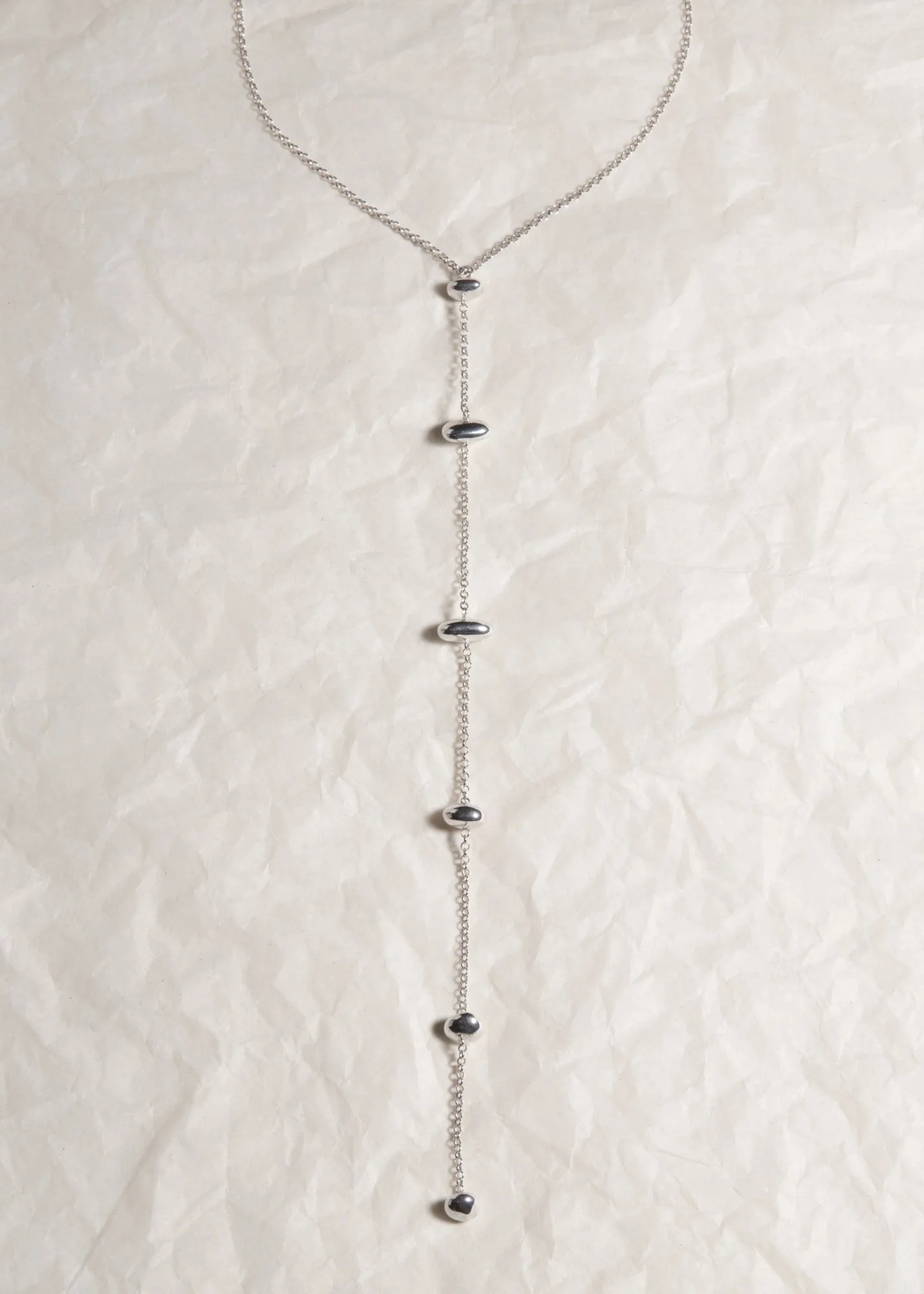 Long Pebble Necklace
