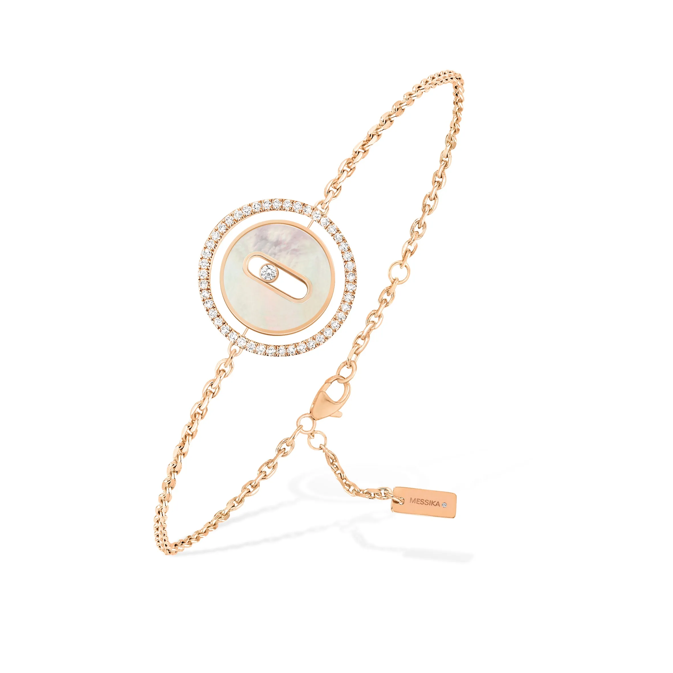 Lucky Move White Mop Bracelet