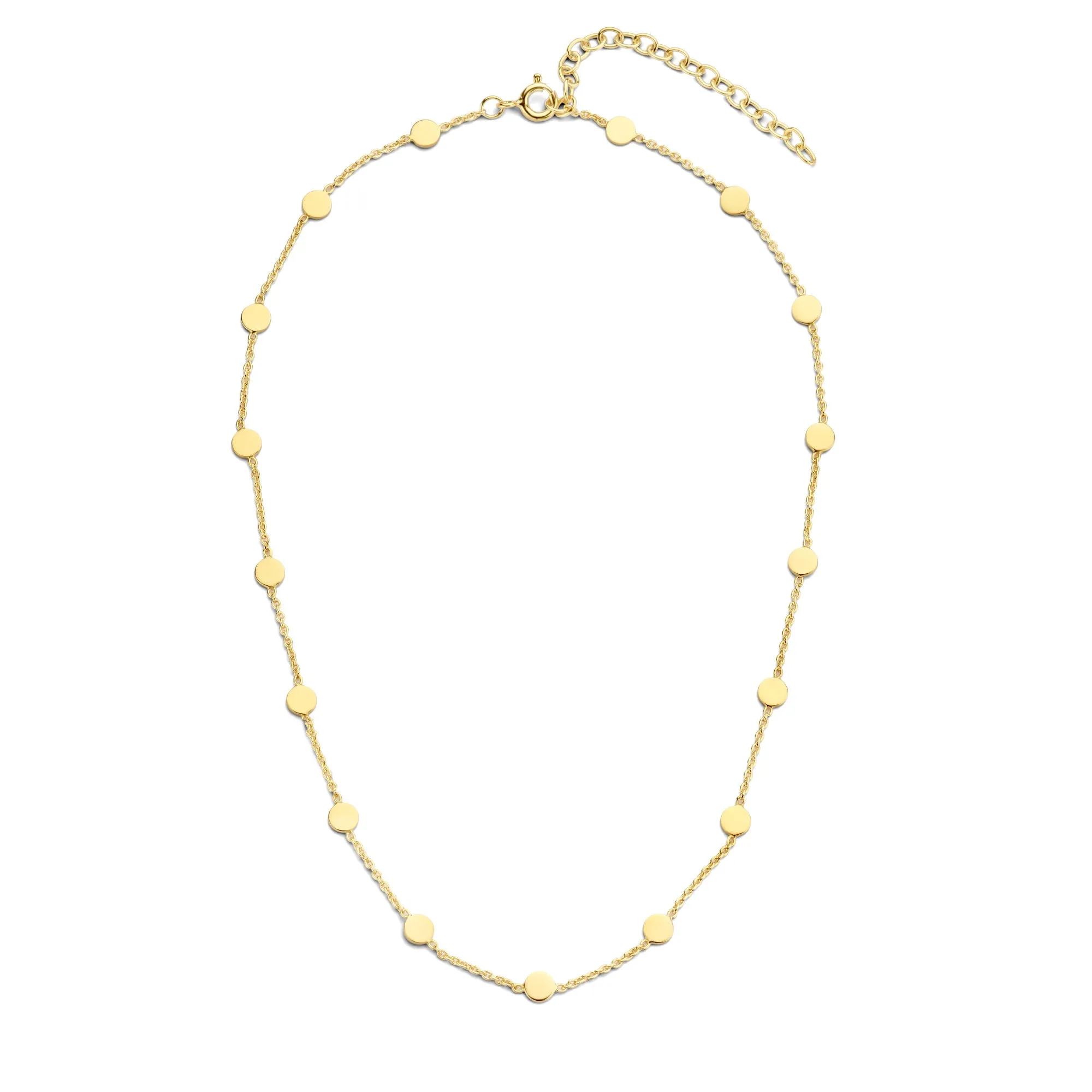 Luna 925 sterling silver gold plated choker with coins