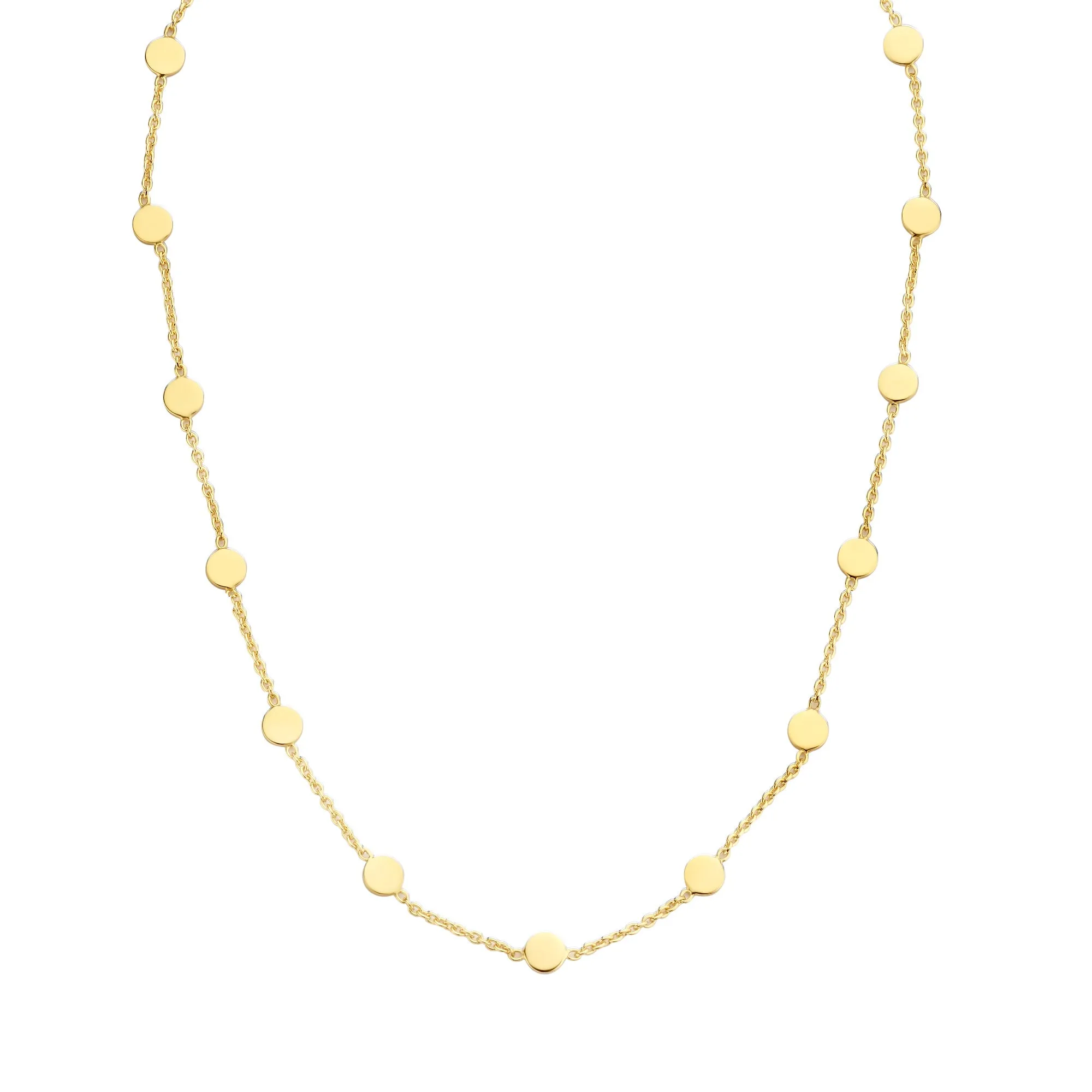 Luna 925 sterling silver gold plated choker with coins