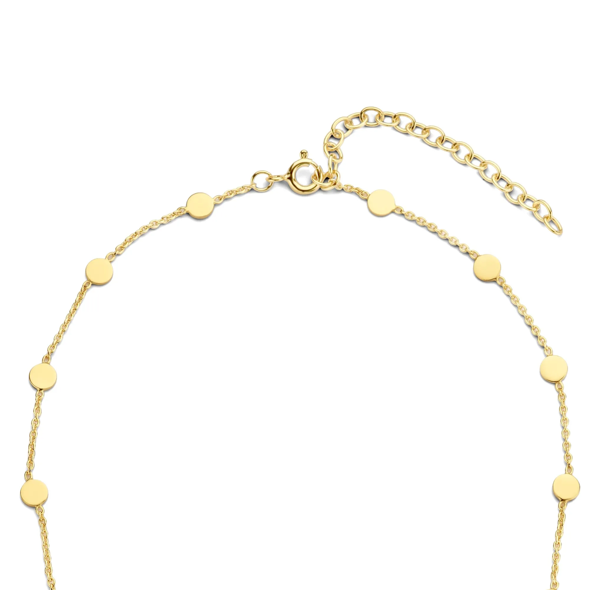 Luna 925 sterling silver gold plated choker with coins