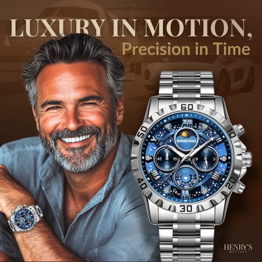 LUXURY CHRONOGRAPH WATCH | Elegance meets precision