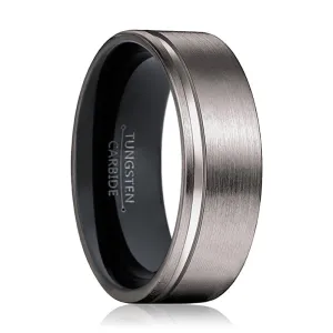 MAMBA | Black Ring, Gunmetal Tungsten Offset Groove