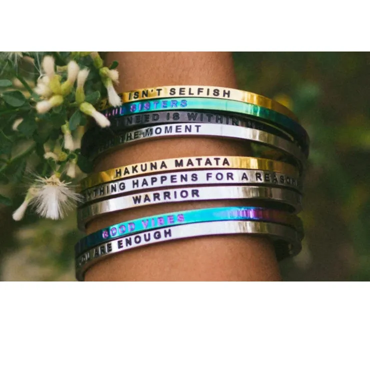MantraBand® Bracelet- Silver