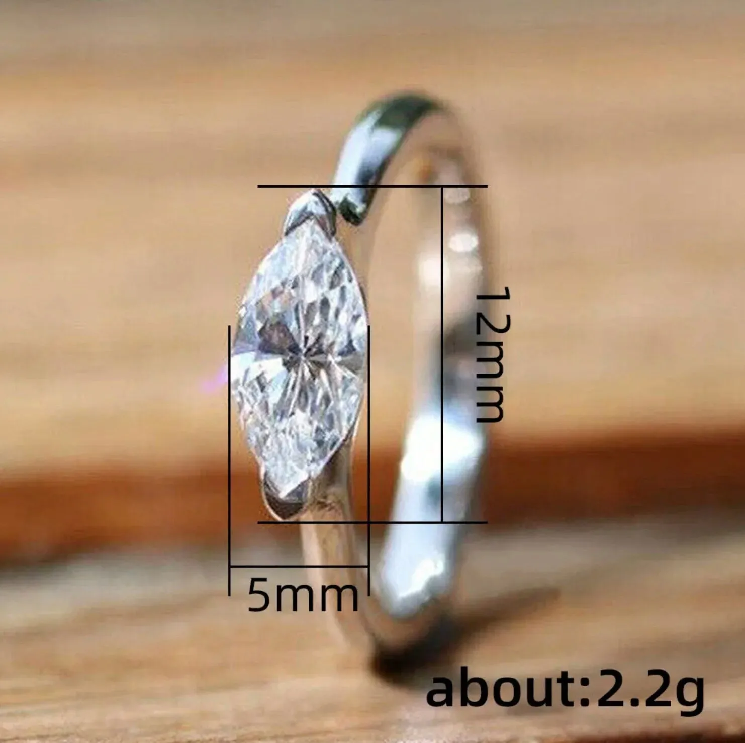 Marquise Ring | Marquise Diamond Ring | Marquise Engagement Ring | Marquise Engagement Ring | Womens Engagement Ring | Solitude Diamond Ring