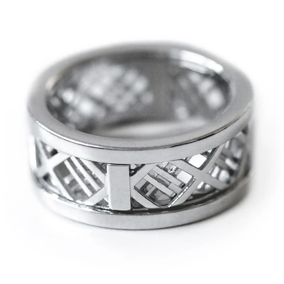 Mash- white gold commitment rings