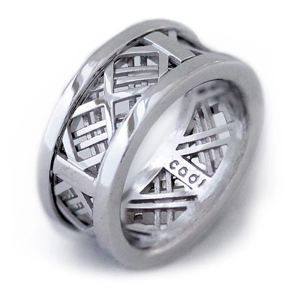Mash- white gold commitment rings