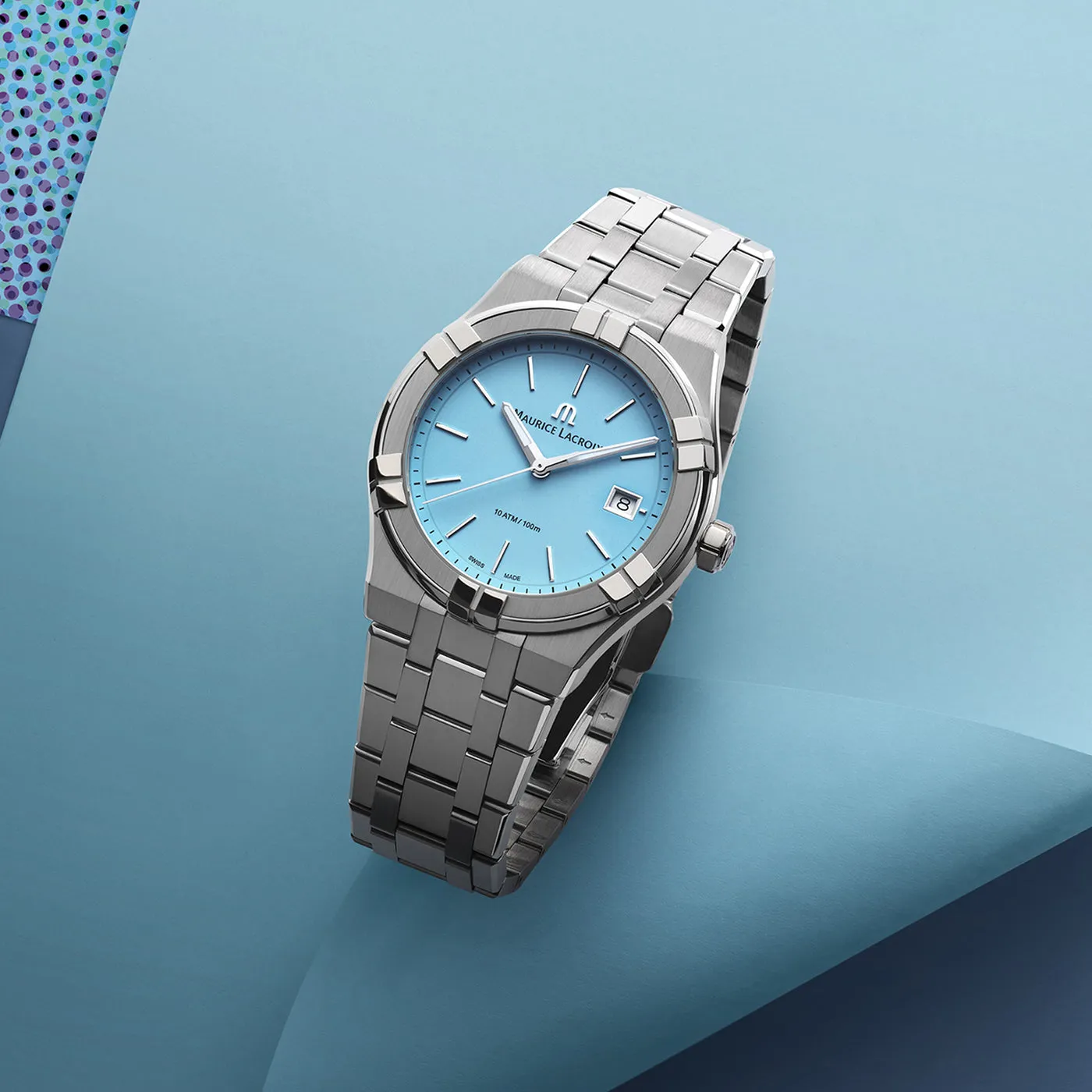 Maurice Lacroix Aikon Quartz Colours Edition Gents Blue Dial Watch
