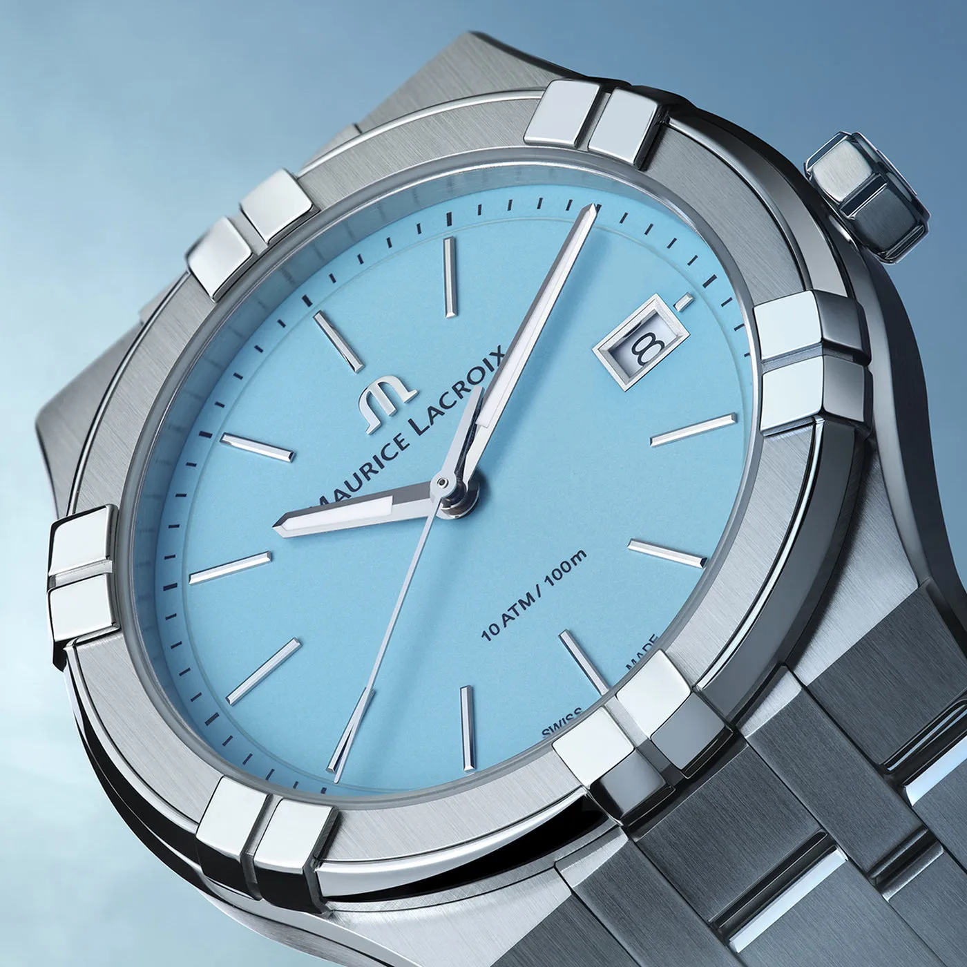 Maurice Lacroix Aikon Quartz Colours Edition Gents Blue Dial Watch