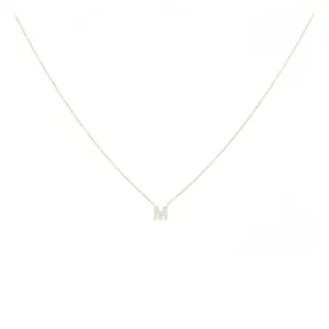 Mini Diamond Initial Necklace