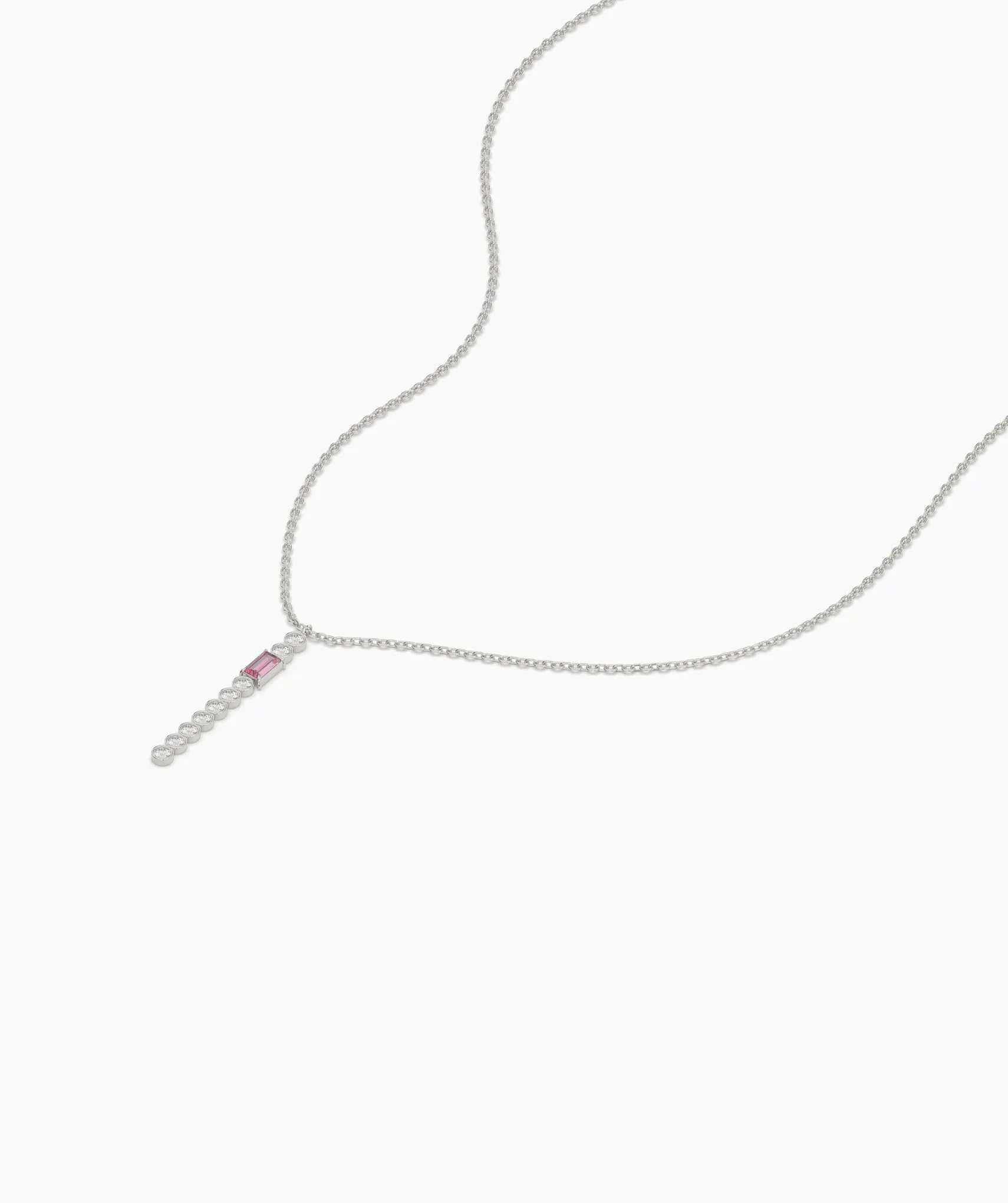 Minimalist Vertical Drop Necklace