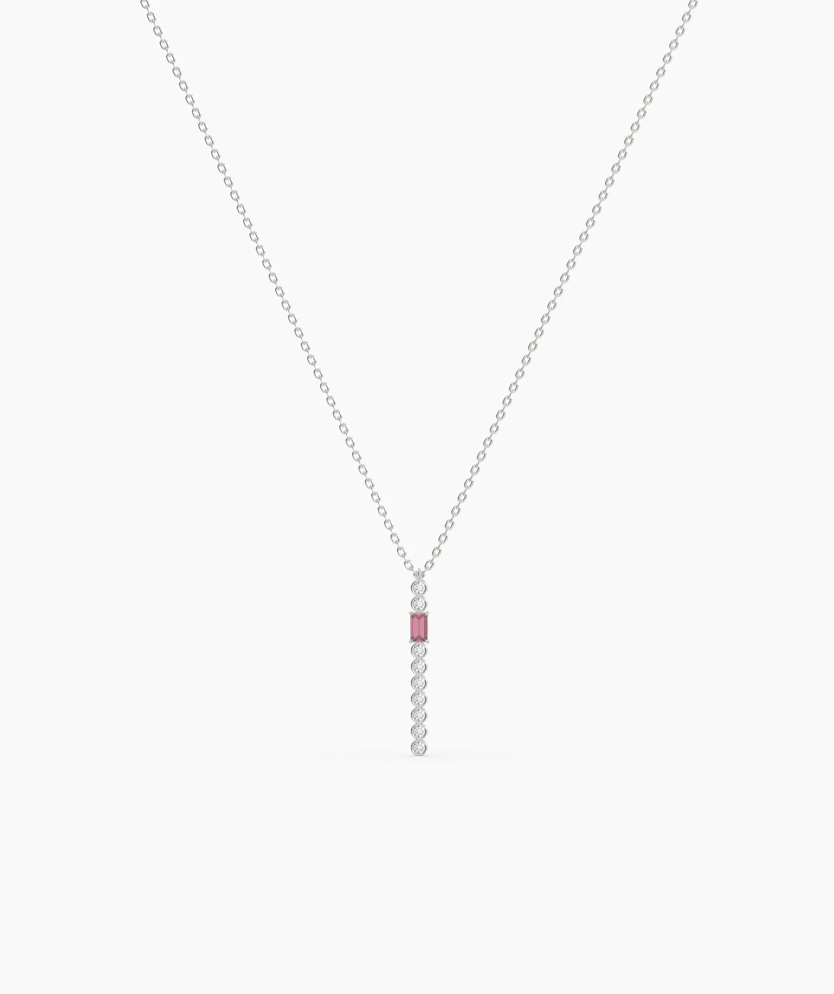 Minimalist Vertical Drop Necklace