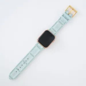 Mint Chocolate Leather Band for Apple Watch【Japan Jewelry】