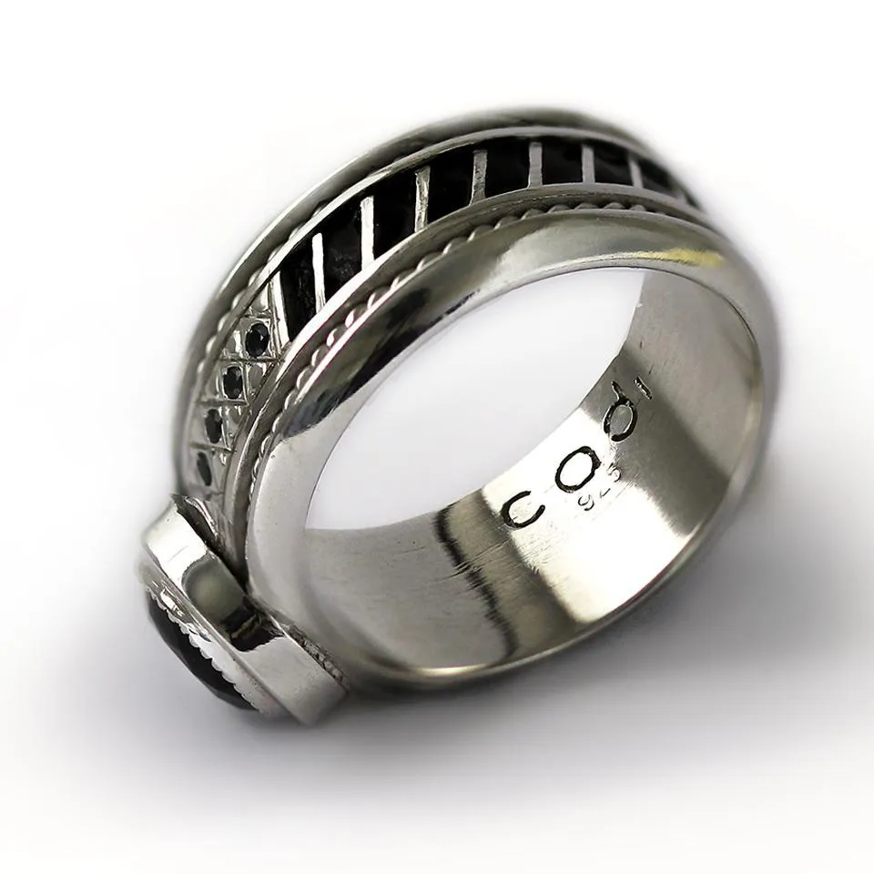 Misti- black and white engagement rings