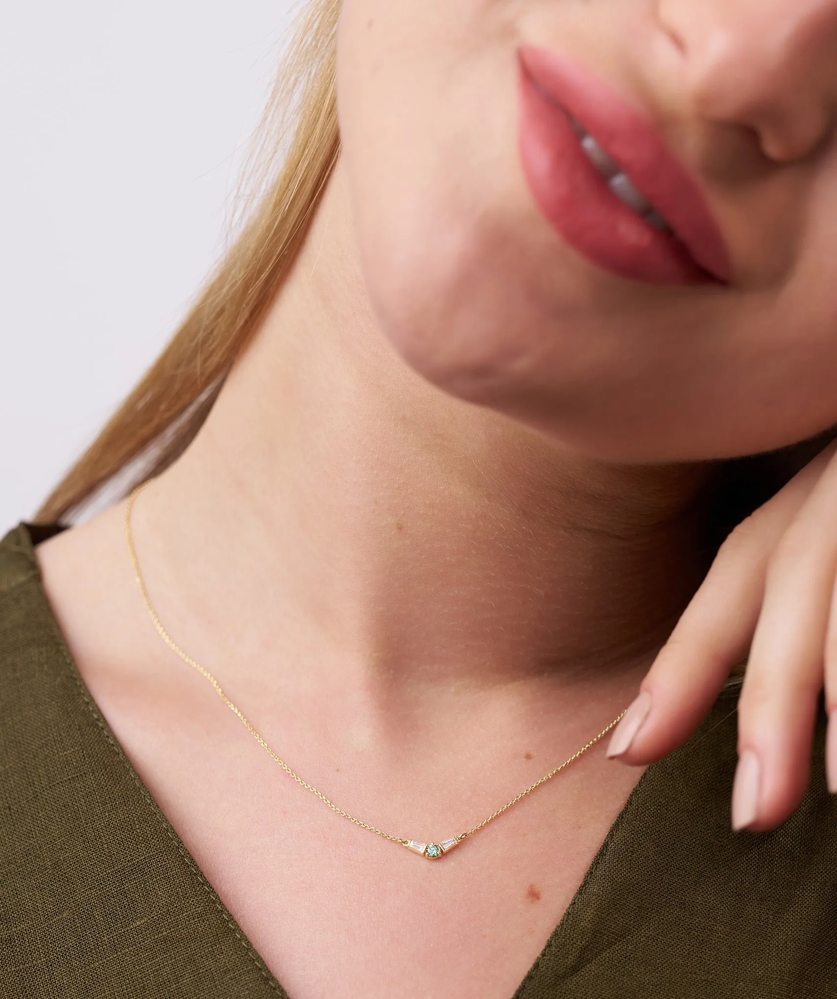 Modern Trio Gold Necklace