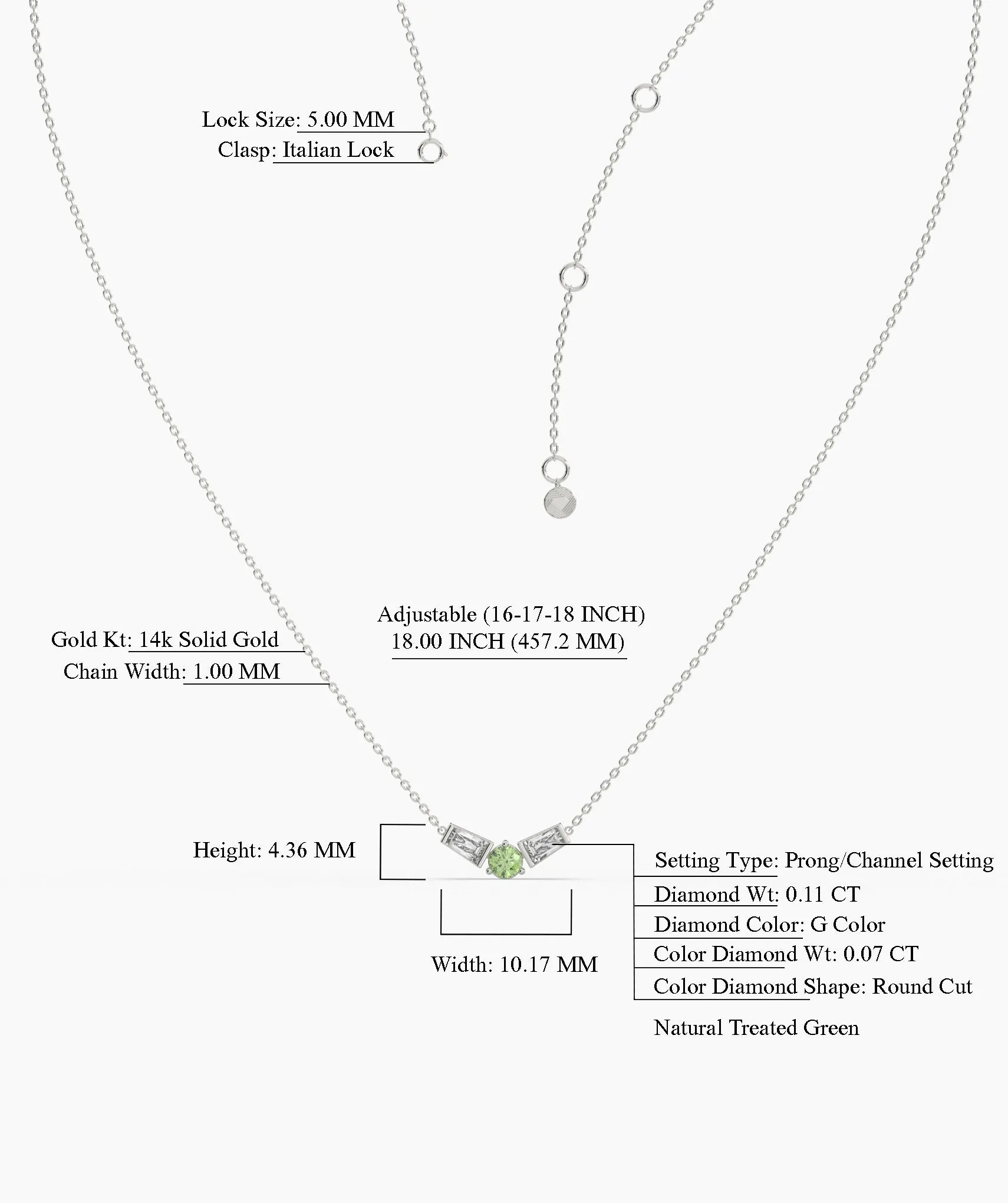 Modern Trio Gold Necklace