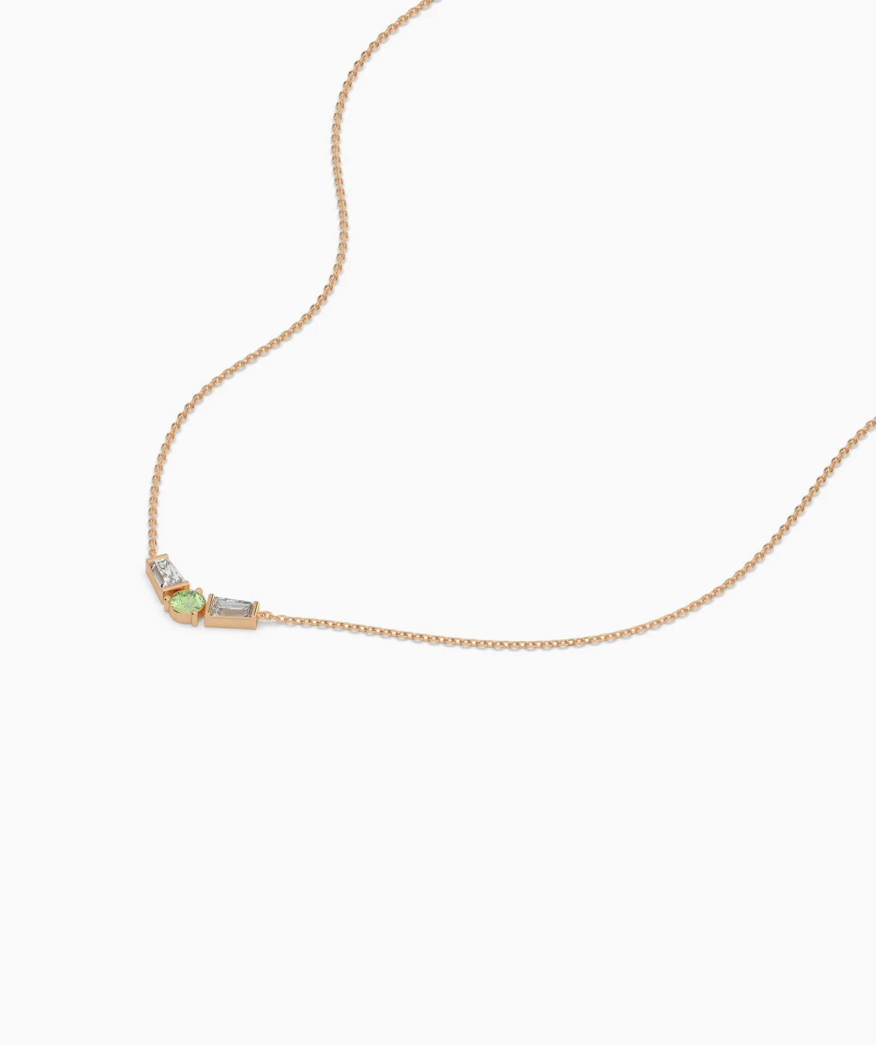 Modern Trio Gold Necklace