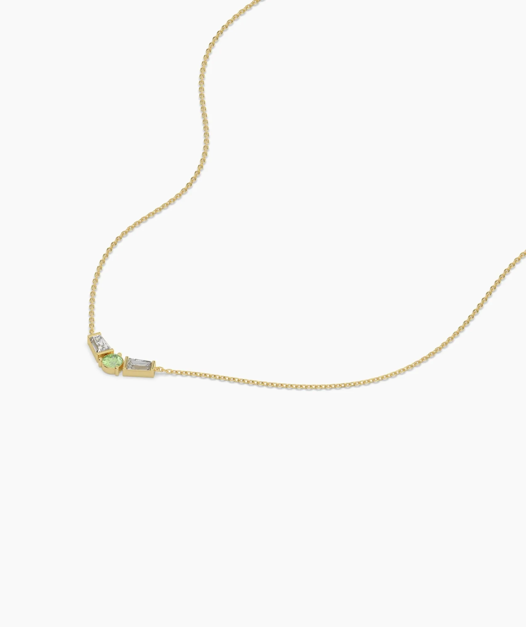 Modern Trio Gold Necklace