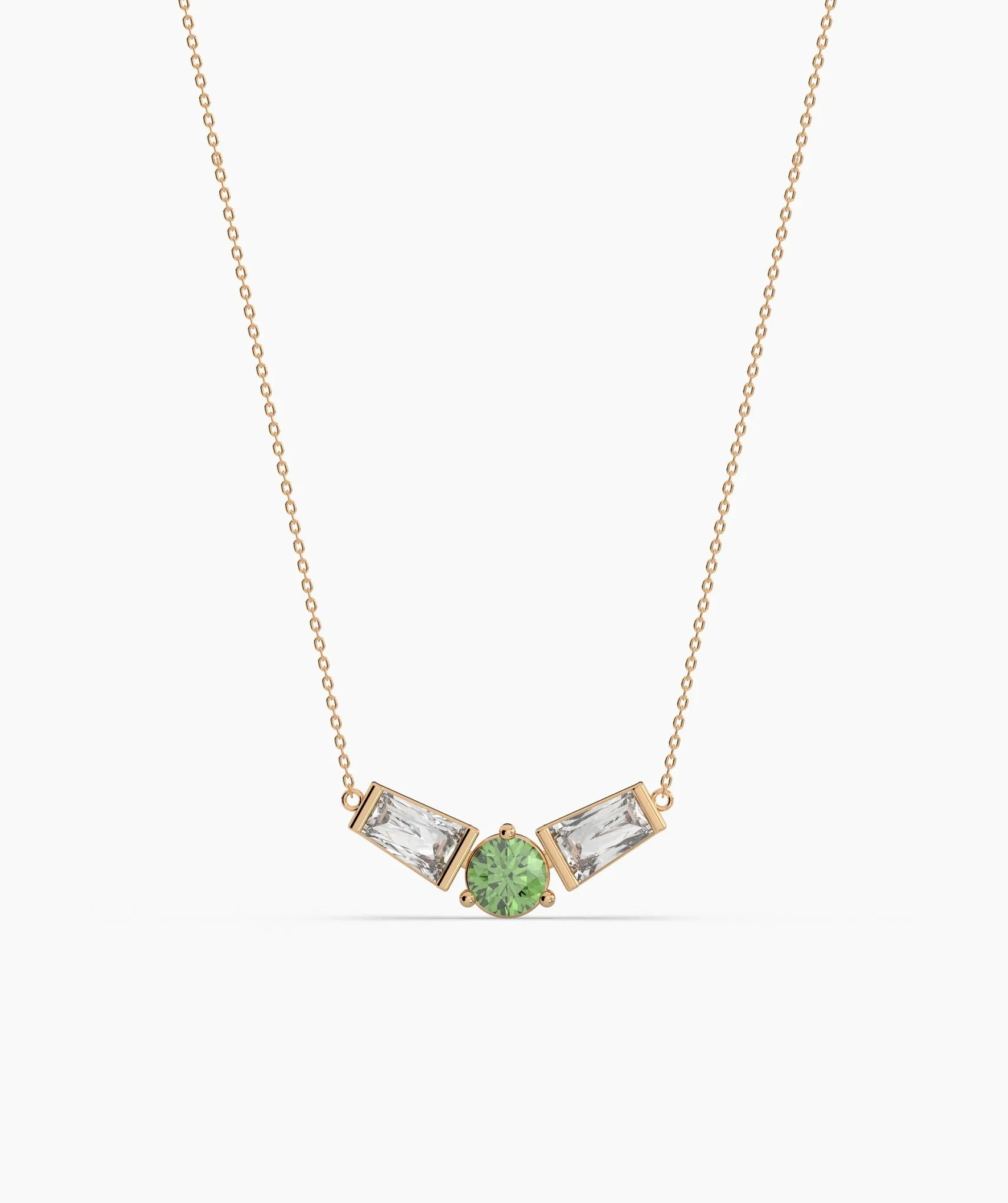 Modern Trio Gold Necklace