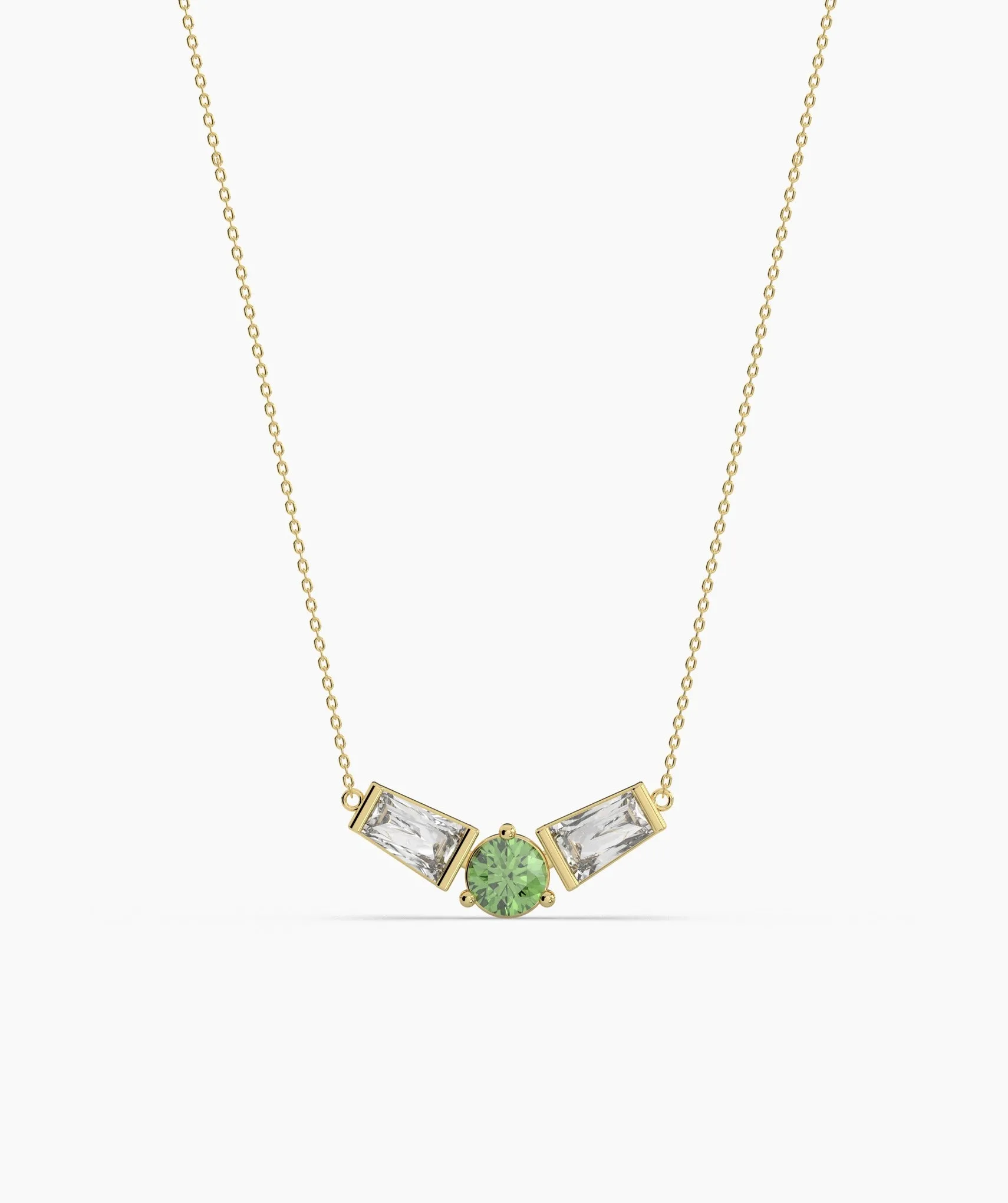 Modern Trio Gold Necklace