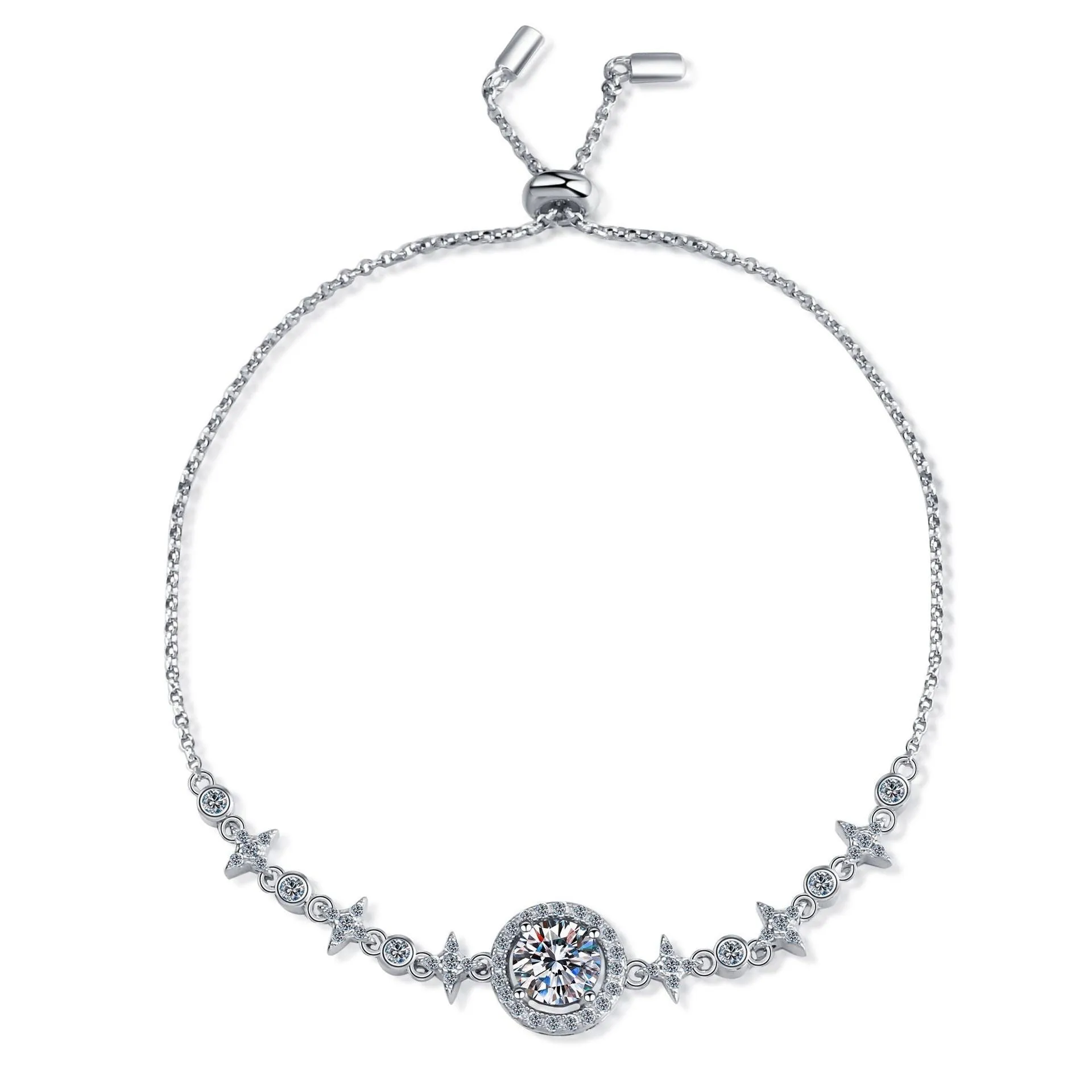 Moissanite Bracelet 1ct Diamond - BM002