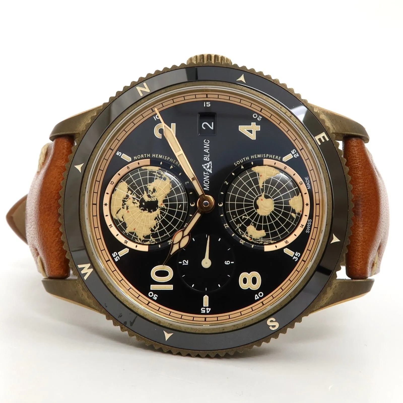 Montblanc 1858 Geosphere Limited Edition Bronze Black Dial 42MM MB117840 119347