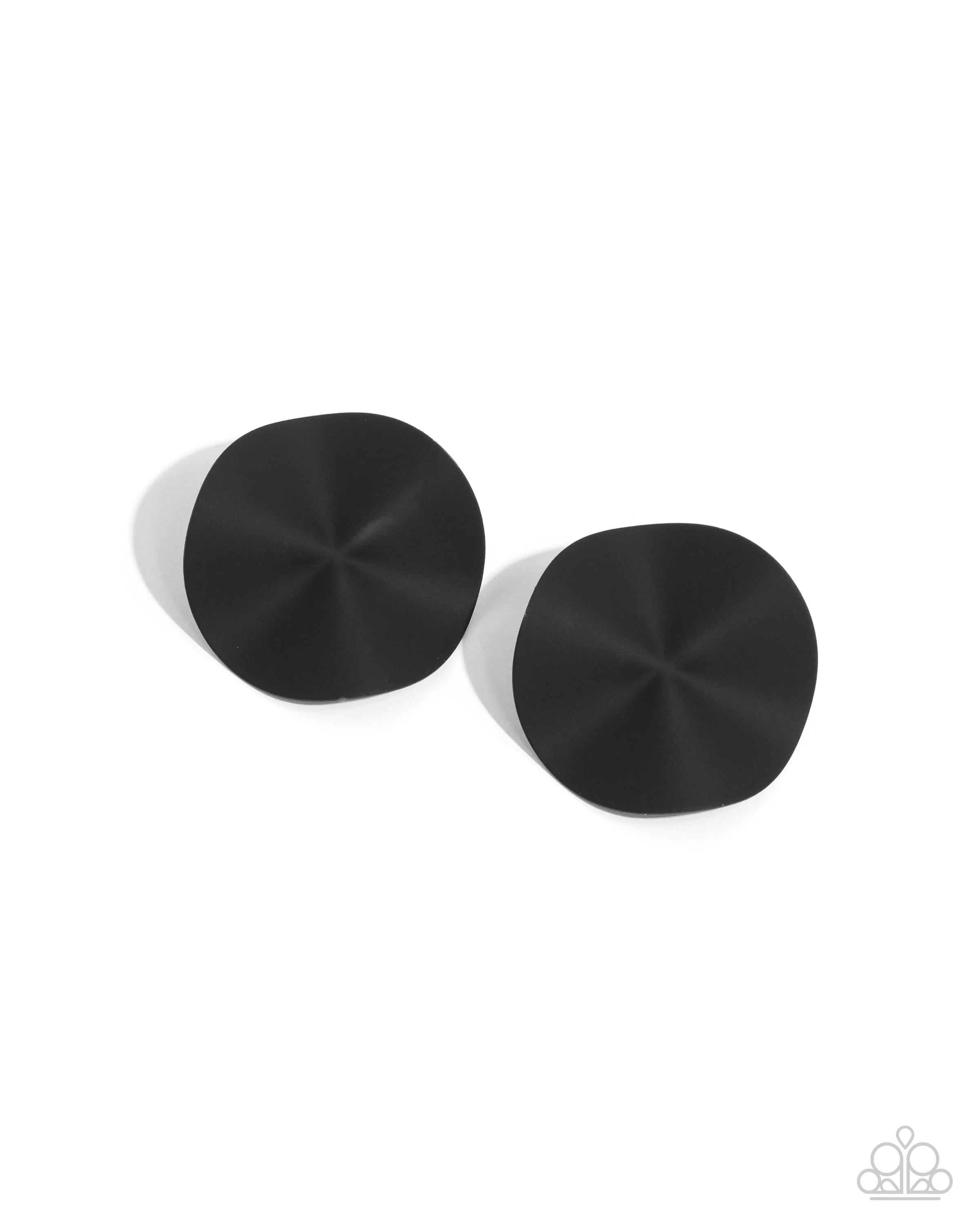 Moody Masterpiece - Black Post Earring