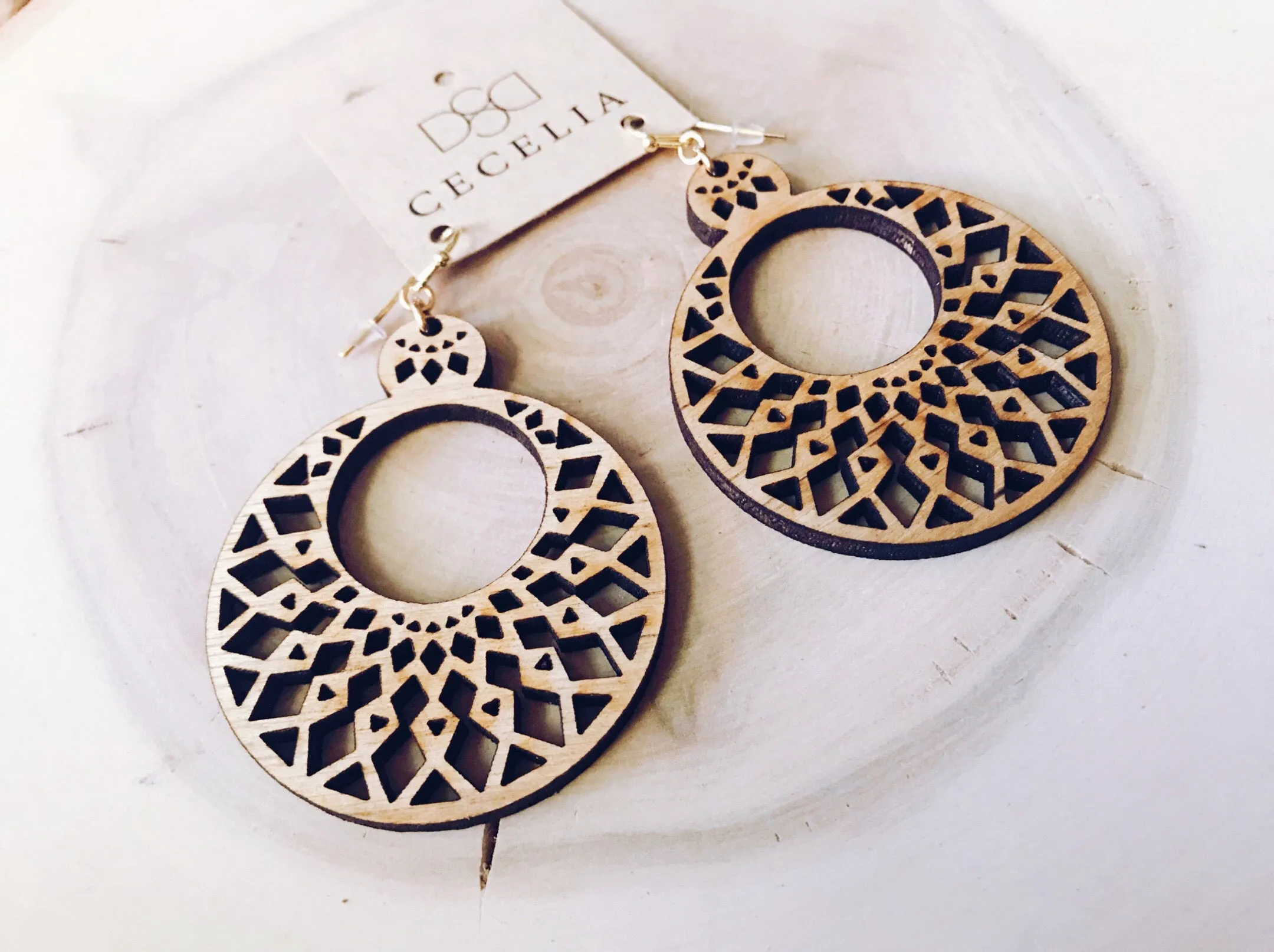 Mystic Mandala Tiered Earrings