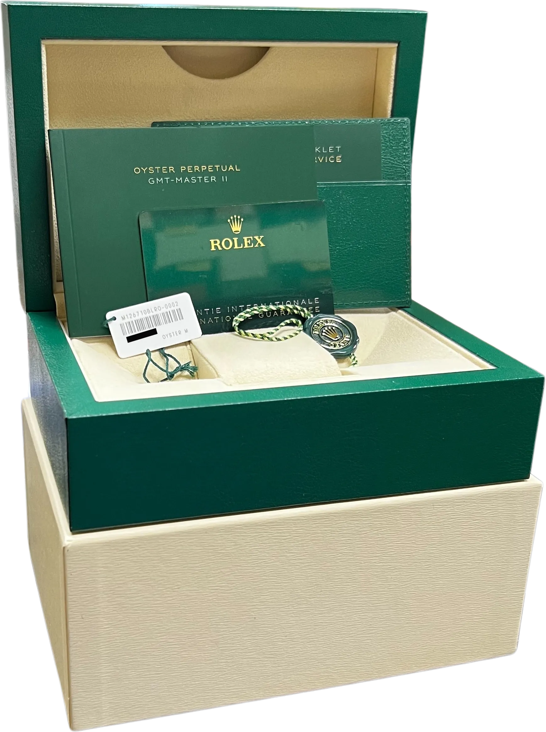 NEW STICKERED Rolex GMT-Master II Ceramic PEPSI OYSTER 40mm 126710 BLRO B P