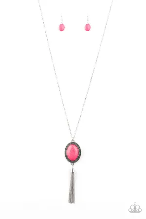 Nomadic Dramatics Pink Paparazzi Necklace