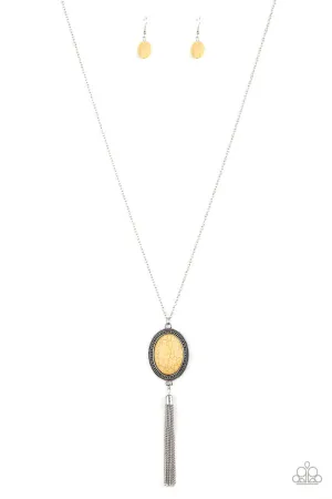 Nomadic Dramatics Yellow Paparazzi Necklace