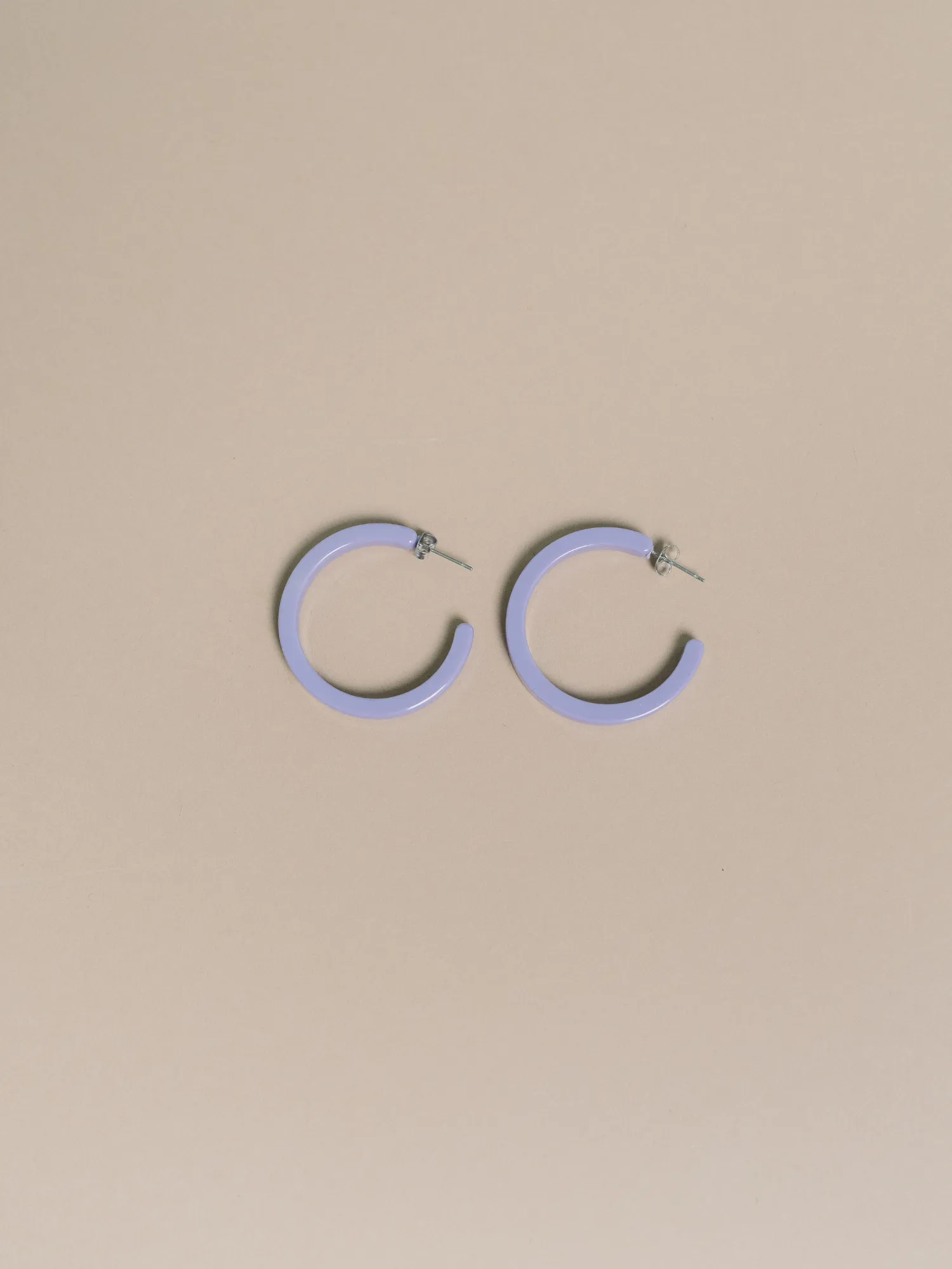 Nora Medium Hoop Earrings: Ocean