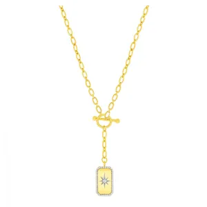 North Star Pendant Toggle Necklace