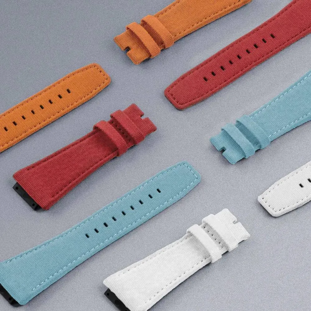 Nylon Leather Watch Strap | 21cm
