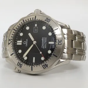 Omega Seamaster Black Dial Quartz Stainless Steel 41MM 300M Date  2261.50