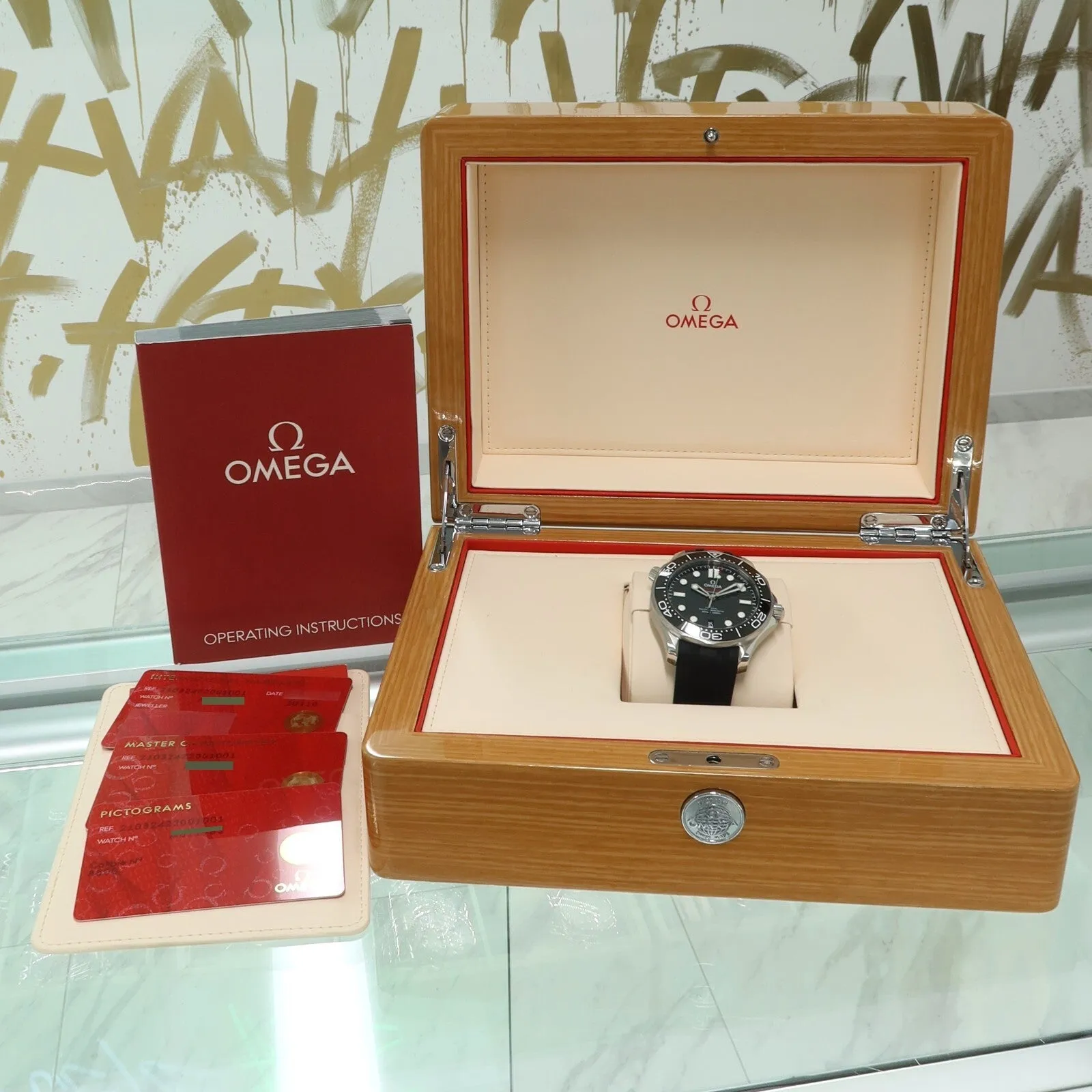 Omega Seamaster Diver 300M Black Dial Stainless Steel 42MM 210.32.42.20.01.001